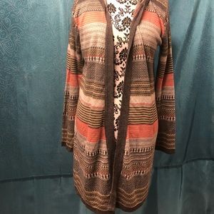 Long Hooded Cardigan